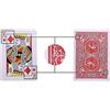 MOMOMAGE Mazzo da gioco standard Magic Red Marked Deck Card Magic Prop Poker Dimensioni Un set completo di gioco per feste da poker