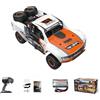 WANENGEDIY Auto da Corsa RC per Adulti, RD12 in Scala 1:12, 4 Ruote Motrici, Auto da Drift RC Senza Spazzole per Tutti i Terreni ad Alta Velocità con Giroscopio e Luci LED a 7 Colori, Veicolo