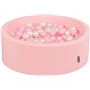 KiddyMoon 90 X 30 Cm / 200 Palline ∅ 7CM Piscina di Palline Colorate per Bambini Tondo