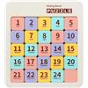 Eastuy Puzzle scorrevole - 6x6 puzzle magnetici scorrevoli numerici,Giocattoli educativi a,Gioco da Viaggio Campeggio Scuola Aula