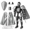 Generico Action figure del cavaliere medievale, figure di cavaliere mobili | Collezione Knight Moveble Full Body 3D Stampato - Decorazione statue medievale, squisita figurina multipla per amici e famiglie