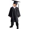 Generico Toga Laurea Bambino Set 2026 toga e Tocco per Bambini Costume da Laureato con Stola Cappello laurea bambini Nappina Abito Diploma Asilo Scuola Materna Primaria Kit Completo Graduazione 2-12 Anni