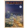 MyPuzzle.com MyPuzzle Madrid, Spagna - Gran Vía Di Notte, Poster Di Viaggio D'epoca - Premium 1000 Pezzi Puzzle - MyPuzzle Collezione speciale di Havana Puzzle Company