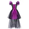 HEONSATI Vestiti Di Halloween Per Bambino Costume Cocktail Carnevale Per Ragazze Bimba Abito Tutù Da Balletto In Tulle Principessa Bambina Abiti Per Travestimento Retrò Per Feste E Party a Tema Streghe