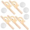 Gogogmee Blow Ball in Legno 5 Pezzi, Giocattolo Palline Galleggianti