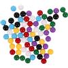 CLISPEED 70pezzi Palline di Plastica Colorate per Giochi di Biglie Dama Cinese Strumenti Didattici per Probabilità Ricambio Sicuro per Ragazzo Ragazza Ragazza Stili multipli