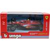 Burago FERRARI F1 SF-24 TEAM SCUDERIA FERRARI N 55 5th MIAMI GP 2024 CARLOS SAINZ RED BLACK LIGHT BLUE
