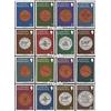 Prophila Collection Regno Unito - Guernsey 173-188 (Completa Edizione) MNH ** MNH 1979 Francobolli: Monete (Francobolli per i Collezionisti) Monete e Banconote sul Francobollo
