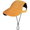 Generic Cappello da baseball per cani, protezione solare, regolabile, con fori per le orecchie, per cani di taglia piccola, media e grande (arancione, XL)