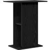 vidaXL Supporto per Acquario 60,5x36x72,5cm Multistrato Rovere Nero, Mobile per Acquario