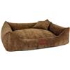 Leo4dog Divano SUN 6 taglie, 4 colori Letto per cani, cuscino per cani, cestino per cani. (Marrone, M-80X60)