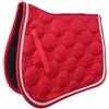 rongweiwang Sottosella da dressage indispensabile con tessuto di cotone a griglia per il comfort, sottosella multiuso in poliestere, cuscino per borsa da sella, rosso
