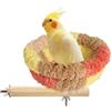 Krmoau Nido Per Uccelli - Perchero Nido in Flanella per Pappagallini | Comodo Posatoio Morbido Per Nidificazione, Accessori Per Gabbie Di Pappagalli Cocorite Conuro Calopsite Cacatua Canarino Amazzone
