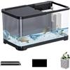 Generic Kit decorativo per acquario di acqua salata, piccolo acquario creativo con cestino per pesci rossi, guppy, gamberetti, meduse