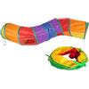 Rrlihjgu Tunnel per Gatti, Tunnel, Mobili Pieghevoli Giochi Interattivo per Animali Cani Coniglio, Gioco Interno Esterno