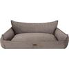 Bjird Letto per Cani - Rivestimento in Cordura Rimovibile (Lavabile a 30°) - Cuccia per Taglia Piccola e Grande - Coccolosa - 106 x 80 cm - Marrone Fancy