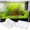TOPINCN Supporto per Coperchio in Vetro per Acquario Morsetto di Supporto Durevole per Acquario Confezione da 20 Pezzi Facile Installazione per Tutti i Serbatoi Aperti Trasparente 12 Mm Adatto a (5mm)
