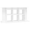 vidaXL Supporto per Acquario 120x40x60 cm in Legno Multistrato Bianco