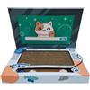 SGerste Tiragraffi per gatti Laptop Cat Scratching Board Cat Giocattolo interattivo Gatto Scratcher Letto di cartone Gatto Graffi Computer Cat Scratch Pad per Infoor Gatto Gattino
