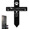 Generic Marcatore per Tomba per Cani, in Acrilico, Decorazione per cimitero da Giardino, Decorazione per Prato con Facile Installazione, Cartello lapide per Animali Domestici per la Memoria di Cani e Gatti