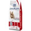 PODIUM - 14 Kg di Crocchette Cani Adulti Attivi e Sportivi con Manzo e Maiale - Alta Energia 4.300 Kcal - Supporto Muscolare e Digestione con Probiotici