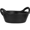 HORZE Secchio mangiatoia in Gomma per Cavalli 20L, Nero,