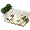 Générique Kit completo di habitat per tartarughe con zona multifunzione e filtro dell'acqua per tartarughe e animali, piccolo acquario per allevamento di tartarughe, ufficio a casa, paesaggistica ecologica