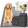 Croci Super Nappy Carboni Attivi, Tappetini Igienici XL per Cani 71x84 cm, 40 pezzi, Traverse Adesive Cani e Animali, Pipi Cane e Gatto Assorbenti Usa e Getta, Antistrappo e Antiodore