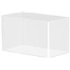 Generico Mini Aquarium, Small Rimless Tank, Frameless Extra Clear Bowl, Compact Habitat for Temporary Space, Men, Women, and Nature Lovers, 11.42x5.91x6.1 inches