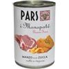 Generico Pars Umido Cane e Gatto Monopatè gusto Manzo e Zucca, alimento completo monoproteico per cani e gatti di tutte le età e di tutte le taglie, senza cereali | 6 scatolette da 400 grammi l'una.