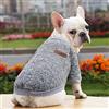 XINGNIAO Felpa con cappuccio per Bulldog Francese - Morbido maglione a due gambe lavorato a maglia per cani di piccola e media taglia