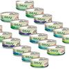 Generico Scatolette Oasy cibo per Gatti - specialità naturali - 24 pezzi da 150 grammi l'una - Confezione risparmio. (Tonno e aloe)