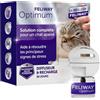 FELIWAY Optimum - Antistress per gatti, complesso di feromoni lenitivi per una serenità rafforzata, kit completo 30 giorni