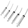 Pitertul 3 tubi per alimentazione manuale per uccelli neonati, pappagalli, calopsitte e parrocchetti (5ml*2+10ml*2+20ml)