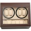 FUROMG Scatola per orologi automatica in fibra di carbonio 4+6 orologi Watch Winder