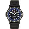 Luminox Orologio analogico al quarzo da uomo con cinturino in gomma XS.0324, nero, Nero, cinghia