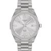 Tissot PRC 100 Orologio da polso solare con quadrante argentato da 39 mm, cassa in acciaio inox e cinturino al quarzo solare, T1514221603100