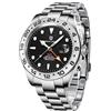 PAGRNE DESIGN Pagani Design Watches Men GMT Automatico meccanico a carica automatica Analogico Zaffiro Sport Orologio da polso luminoso impermeabile
