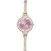 JewelryWe Orologio da Polso Rigido da Donna: Bracciale Orologio con Zircone Senza Numero Orologio Piccolo Colorato Idee Regalo da Ragazze