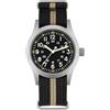1963 Watch Militado ML05 VH31 38mm - Orologio al quarzo Field Watch con vetro zaffiro bombato, C3 super luminoso, lancetta dei secondi sweep, stile retrò, impermeabile fino a 100 m, da uomo, nero, Militare