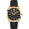 GUESS Orologio Analogico al Quarzo Uomo con Cinturino in Pelle GW0628G2