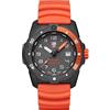 Luminox XB.3729.NGU - Orologio analogico al quarzo, da uomo, con cinturino in silicone, Arancione, no-size, Cinturino