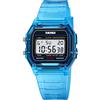 Gosasa Orologio digitale unisex multifunzione sportivo classico unisex cinturino in acciaio inox impermeabile LED elettronico orologio, B1 Blu, Versatile
