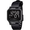 NIXON Heat A1320 - All Black - 100M Water Resistant Men's Ultra Thin Digital Sport Watch (38mm Watch Face, 20mm PU/Rubber/Silicone Band)