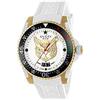 GUCCI Orologio Subacquea cauuciu Custodia bianca con pvd con oro giallo YA136322