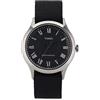 TIMEX Orologio al quarzo WHITNEY AVENUE quadrante in acciaio 35 MM case colore acciaio - quadrante nero cinturino in tessuto Nero 18 MM resistente all'acqua fino a 50 M di profondita