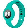ZittoMyo Watch Orologio in silicone quadrante led (Ocean Green)