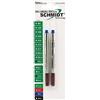 Schmidt P8127 - Confezione da 2 ricariche per roller a punta media, 0,7 mm, colore blu, confezione da 2 (SC58132)