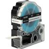 vhbw Cassetta nastro compatibile con Epson LabelWorks LW-600, LW-400 etichettatrice nero su bianco, cassetta di tubi termoretrattili, 5 mm