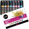 Uni-Ball uniball - Pennarelli colorati Uniposca, 8 pezzi, colori assortiti